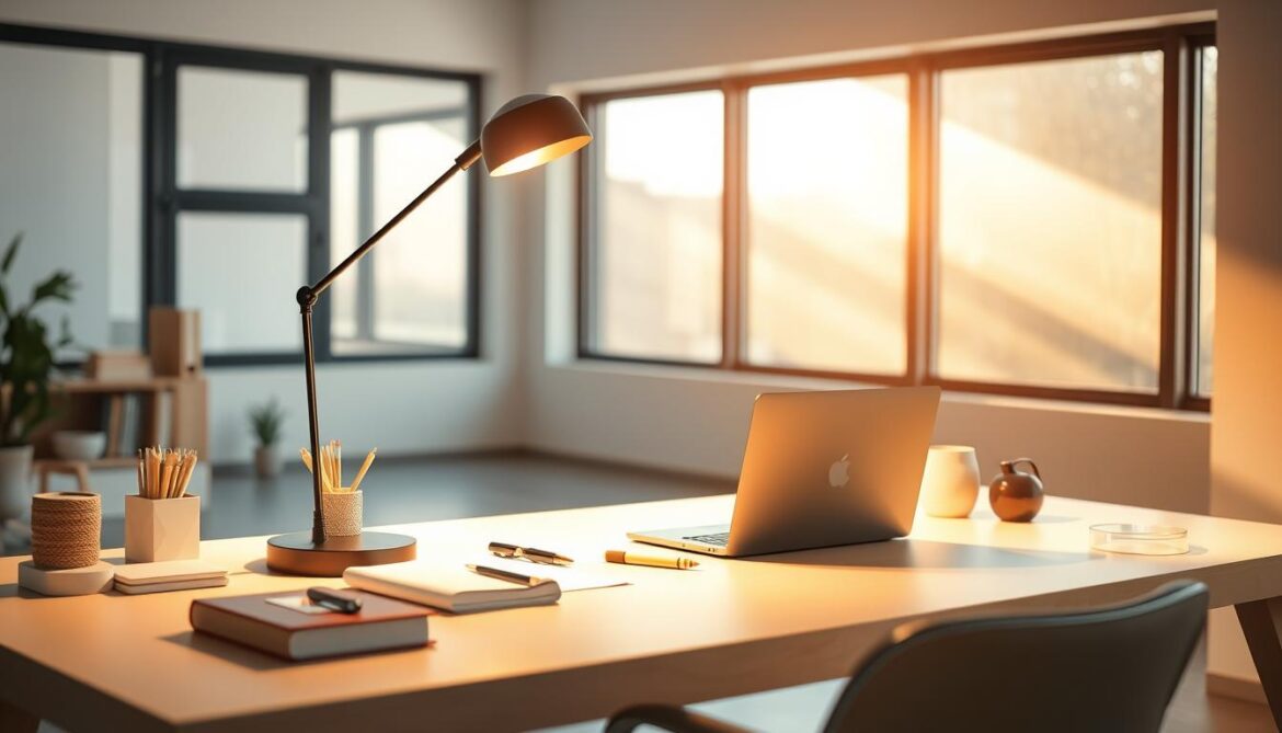 Tageslichtlampe Schreibtisch