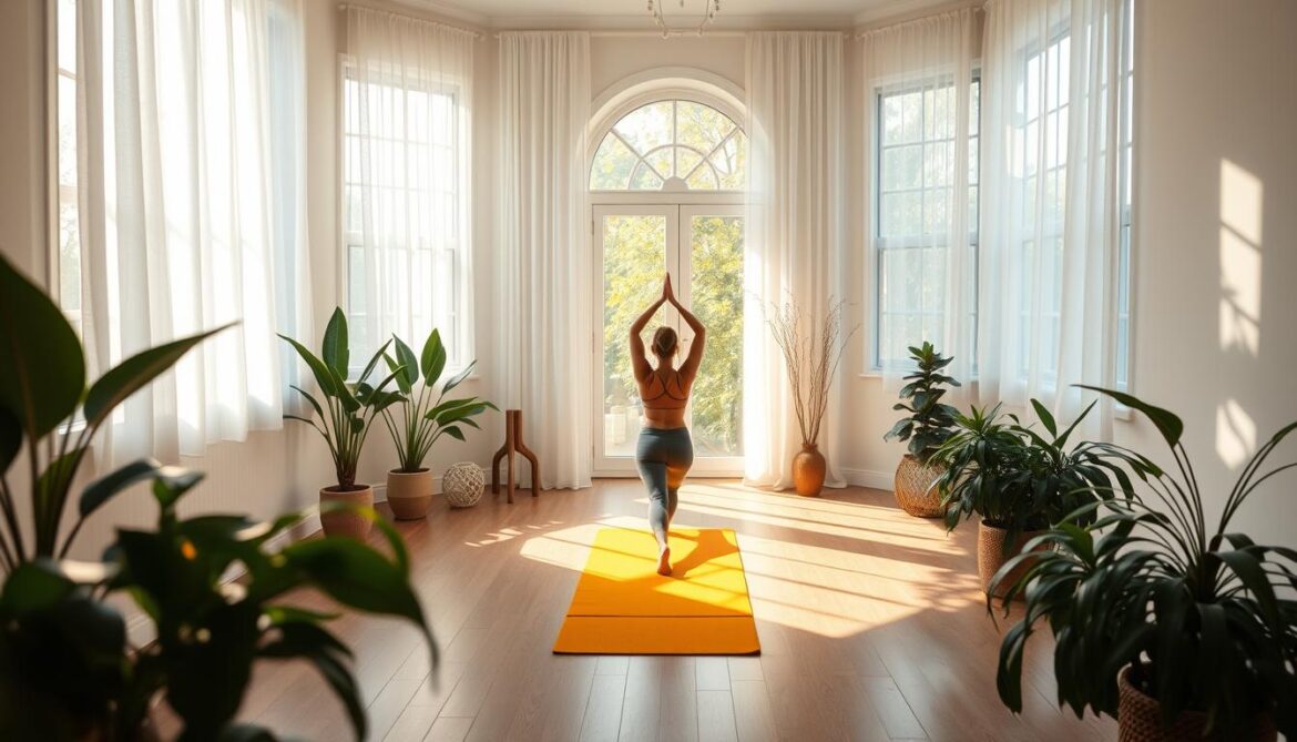 Yoga am Morgen
